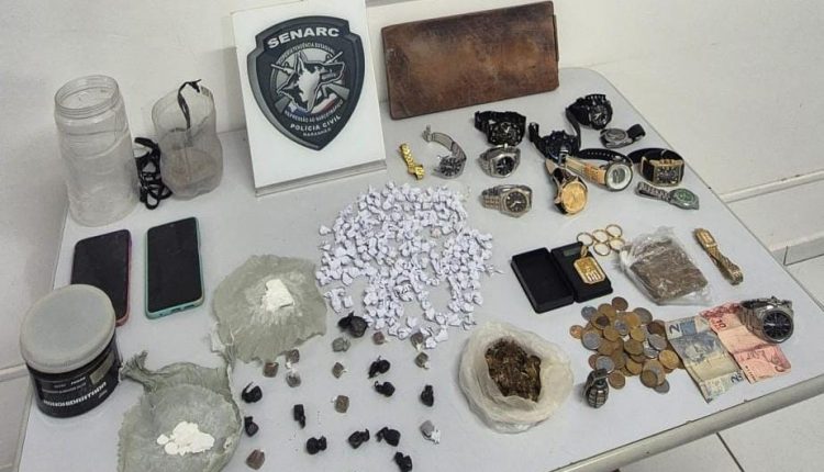 POLÍCIA CIVIL PRENDE HOMEM POR TRÁFICO DE DROGAS NO BAIRRO AREINHA, EM SÃO LUÍS