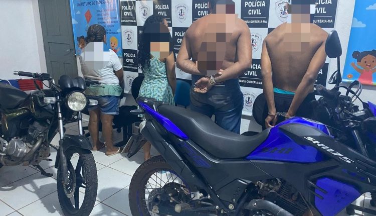 EM MILAGRES DO MARANHÃO, POLÍCIA CIVIL PRENDE QUATRO PESSOAS ENVOLVIDAS EM TRÁFICO INTERMUNICIPAL