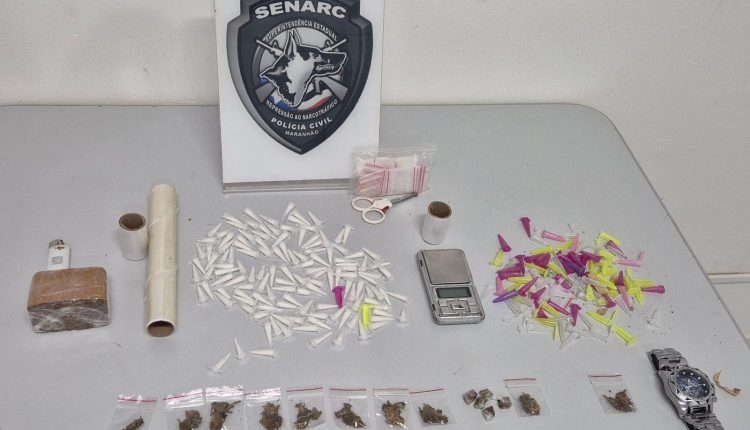 TRÊS PESSOAS SÃO PRESAS PELA POLÍCIA CIVIL POR TRÁFICO DE DROGAS EM SÃO LUÍS