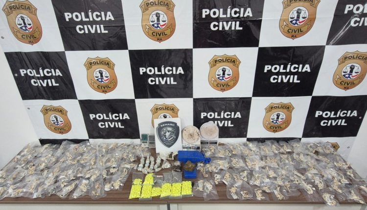 NO CENTRO DE SÃO LUÍS, POLÍCIA CIVIL DESMONTA DEPÓSITO DE ENTORPECENTES