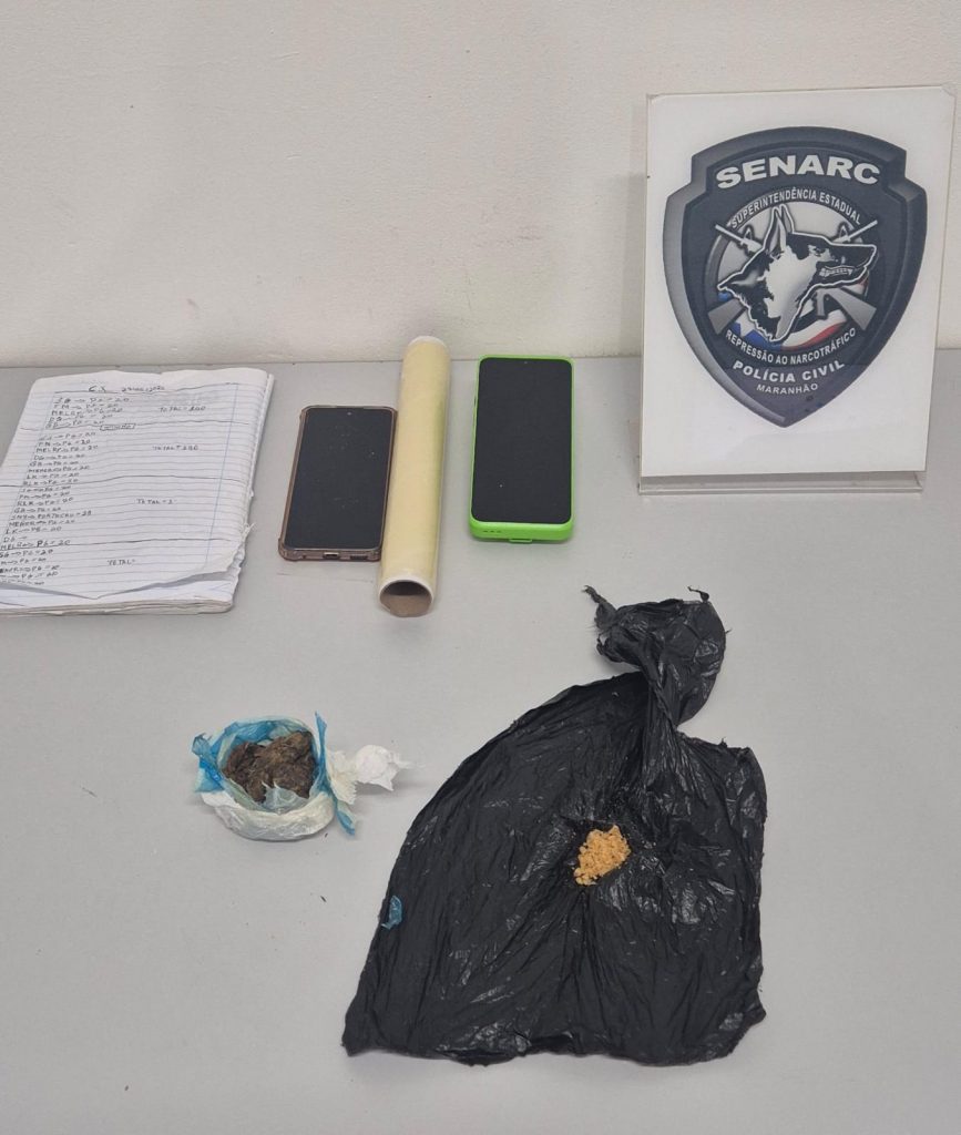 POLÍCIA CIVIL PRENDE HOMEM POR TRÁFICO DE DROGAS NO BAIRRO BEQUIMÃO, EM SÃO LUÍS