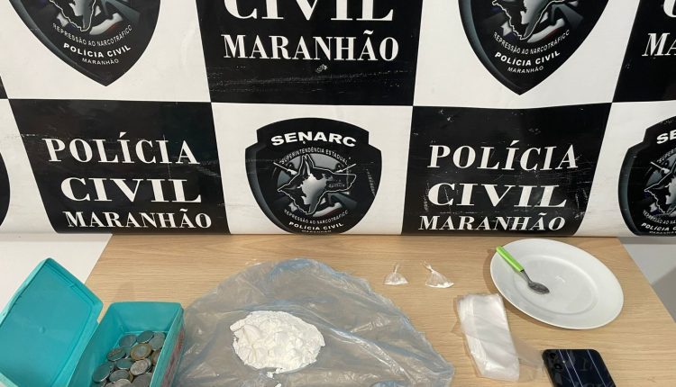 EM TIMON, POLÍCIA CIVIL PRENDE INVESTIGADO PELO CRIME DE TRÁFICO DE DROGAS
