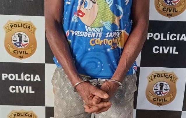 POR TENTATIVA DE FEMINICÍDIO, POLÍCIA CIVIL PRENDE HOMEM EM PRESIDENTE SARNEY