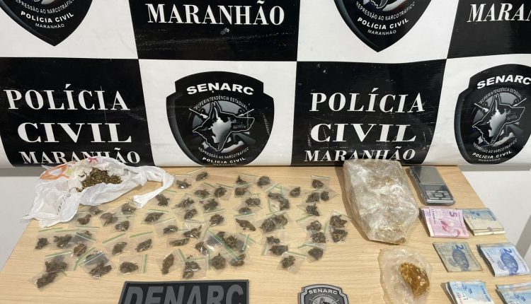 TRÁFICO DE DROGAS: OPERAÇÃO POLICIAL CUMPRE DOIS MANDADOS DE BUSCA E APREENSÃO EM TIMON; UMA PESSOA É PRESA EM FLAGRANTE