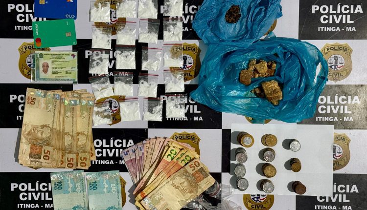 PELA QUINTA VEZ, FORÇAS DE SEGURANÇA PRENDEM HOMEM POR TRÁFICO DE DROGAS EM ITINGA DO MARANHÃO