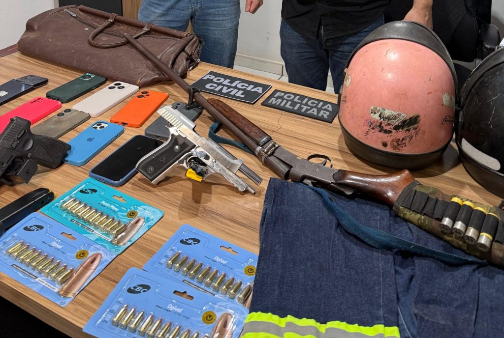 EM BALSAS, OPERAÇÃO POLICIAL PRENDE SETE HOMENS SUSPEITOS POR ROUBO DE ARMAS E MUNIÇÕES