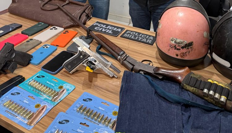 EM BALSAS, OPERAÇÃO POLICIAL PRENDE SETE HOMENS SUSPEITOS POR ROUBO DE ARMAS E MUNIÇÕES