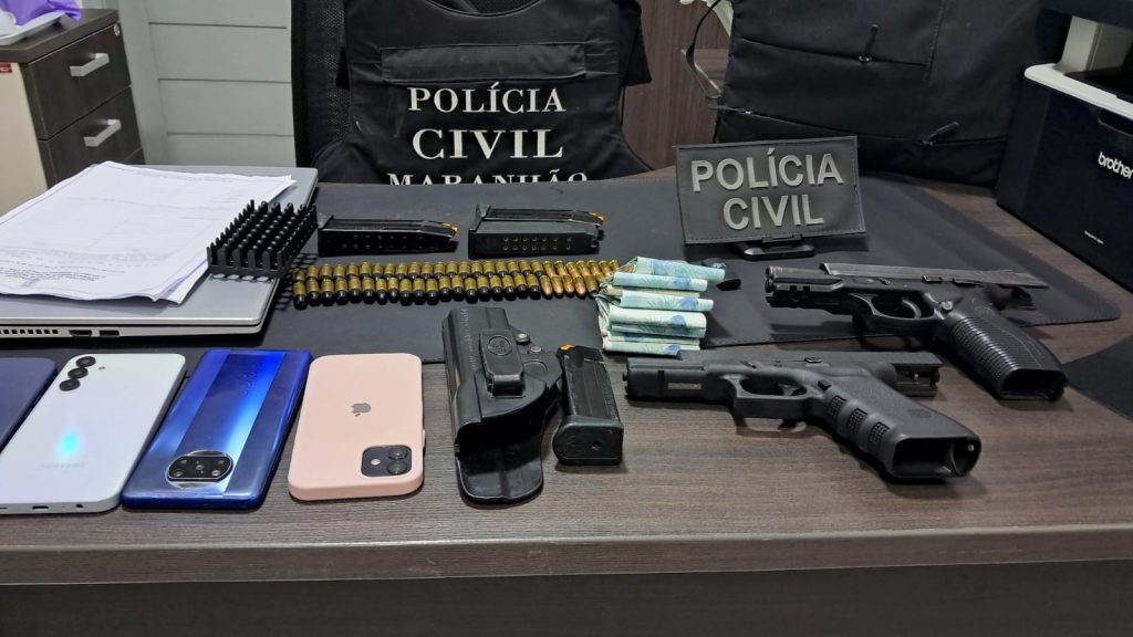 POLÍCIA CIVIL PRENDE DUPLA SUSPEITA DE DUPLO HOMICÍDIO EM PINHEIRO