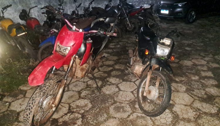 POLÍCIA CIVIL RECUPERA DUAS MOTOCICLETAS COM REGISTRO DE ROUBO E FURTO EM GRAJAÚ