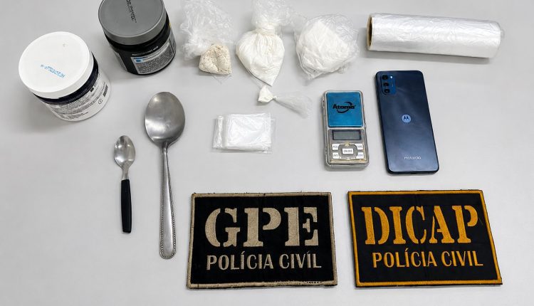EM TIMON, POLÍCIA CIVIL PRENDE HOMEM POR TRÁFICO DE DROGAS E RECEPTAÇÃO