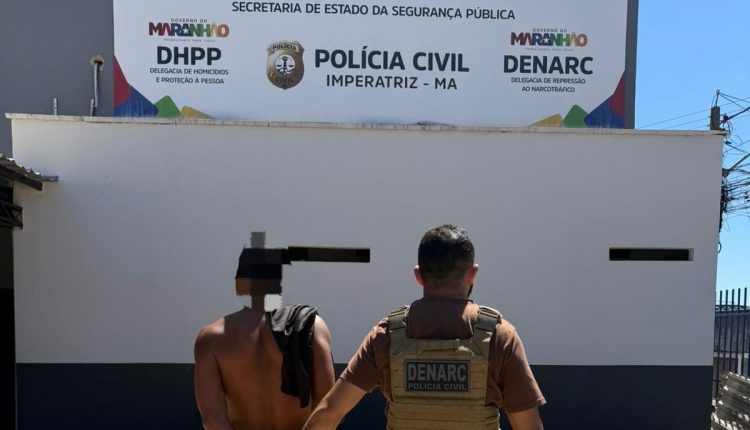 INVESTIGADO POR TRÁFICO DE DROGAS É PRESO PELA POLÍCIA CIVIL EM JOÃO LISBOA
