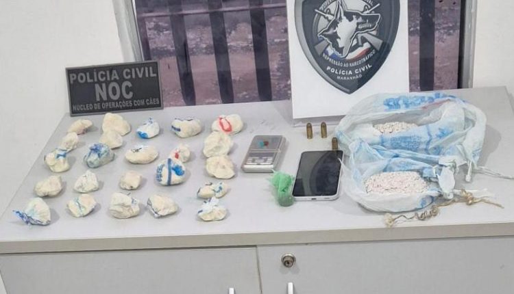POLÍCIA CIVIL PRENDE HOMEM COM DROGAS E MUNIÇÕES EM SÃO LUÍS