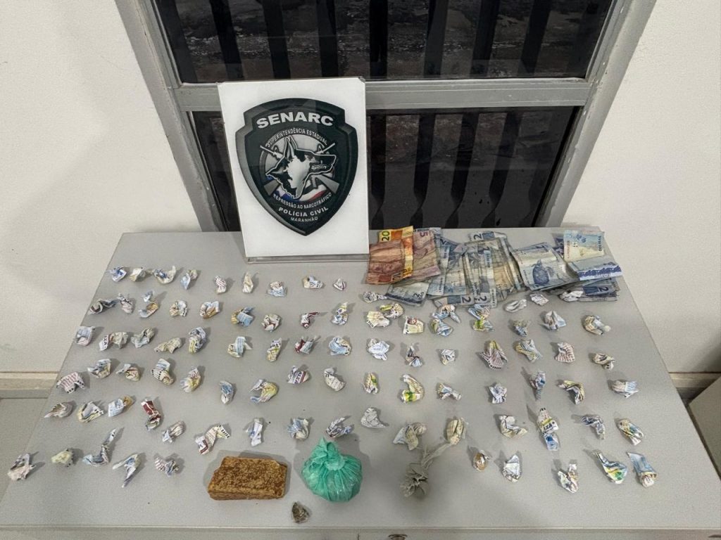 POR TRÁFICO DE DROGAS, HOMEM É PRESO PELA POLÍCIA CIVIL EM SÃO LUÍS
