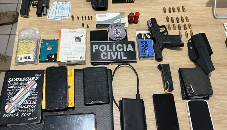 EM SÃO DOMINGOS DO MARANHÃO, POLÍCIA CIVIL DEFLAGRA OPERAÇÃO CONTRA DESVIO E COMERCIALIZAÇÃO ILEGAL DE ARMAS DE FOGO