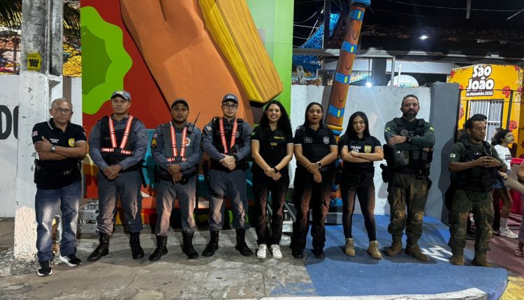 POLÍCIA CIVIL DO MARANHÃO REFORÇA SEGURANÇA NOS PRINCIPAIS ARRAIAIS DE SÃO LUÍS DURANTE O FIM DE SEMANA